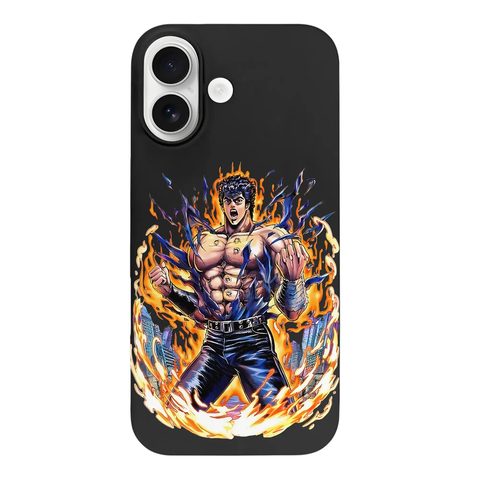 北斗の拳 グッズ,ケンシロウ - iPhone 17 シリーズ シリコンケース 薄型 耐衝撃 指紋防止 ソフトタッチカバー 精密フィット 傷防止 保護ケース iPhone 17/17 Air/17 Pro/17 Pro Max 対応